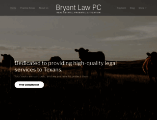 bryantlawpc.com screenshot