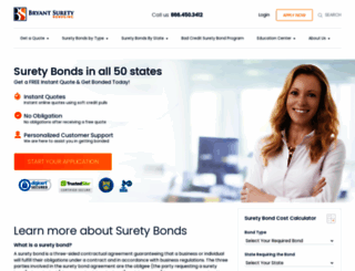 bryantsuretybonds.com screenshot