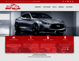 bryantusedcars.com screenshot