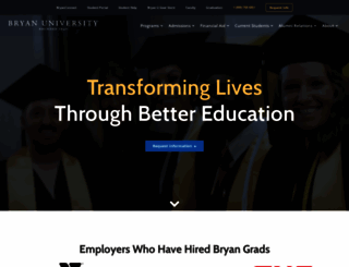 bryanuniversity.edu screenshot