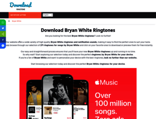 bryanwhite.download-ringtone.com screenshot