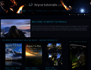 bryce-tutorials.info screenshot