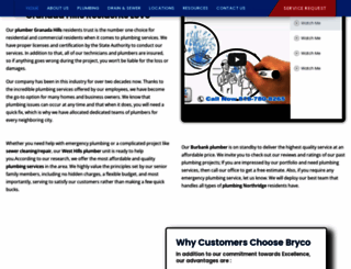 bryco-plumbing.com screenshot