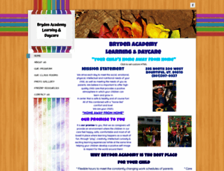 brydenacademyutah.com screenshot