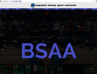 bsaa.com.bd screenshot