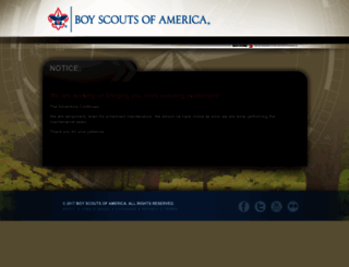 bsavos.scouting.org screenshot