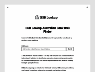 bsb-lookup.com.au screenshot