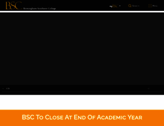 bsc.edu screenshot