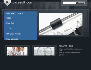 bsc.pkresult.com screenshot