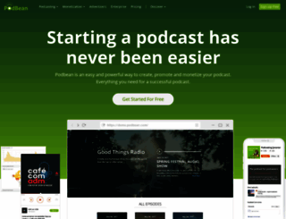 bsgpodcast.podbean.com screenshot