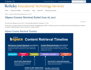 bspace.berkeley.edu screenshot