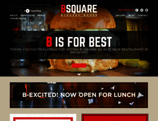 bsquareburger.com screenshot