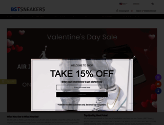 bstsneakers.com screenshot