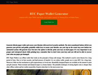 btc-paper-wallet.com screenshot