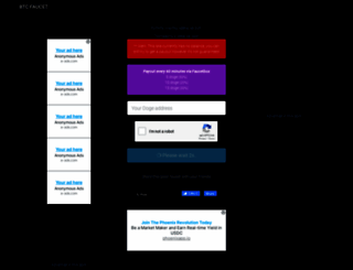 btcg.faucetfly.com screenshot