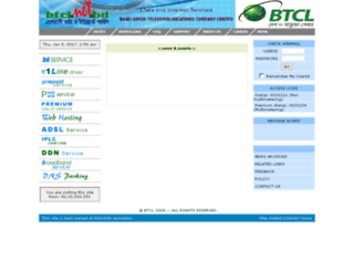 btcl.net.bd screenshot