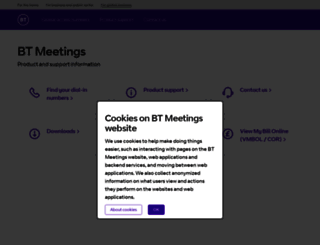 btconferencing.co.uk screenshot