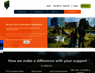 btcv.org.uk screenshot