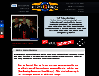 btownboxing.com screenshot