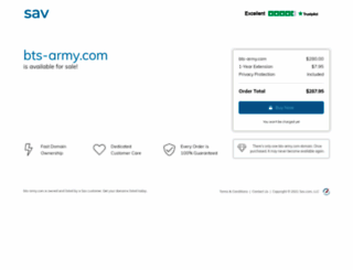 bts-army.com screenshot