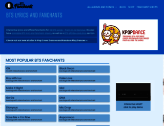 btsfanchants.com screenshot