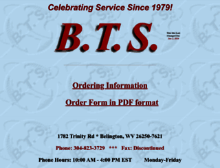 btsrr.com screenshot