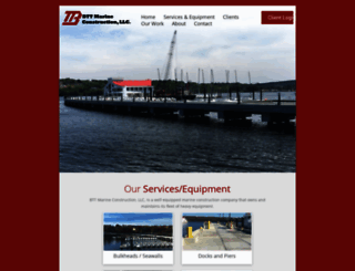 bttmarineconstruction.com screenshot
