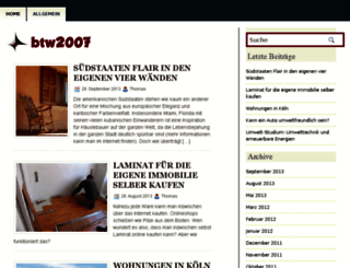 btw2007.de screenshot