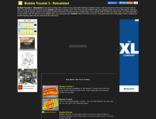 bubble-trouble3.com screenshot