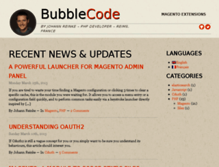 bubbleco.de screenshot