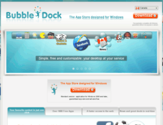 bubbledock.net screenshot