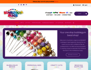 bubblegumbeads.com.au screenshot