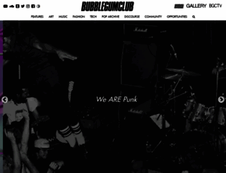 bubblegumclub.co.za screenshot