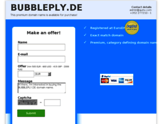 bubbleply.de screenshot