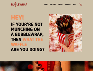 bubblewrapwaffle.com screenshot