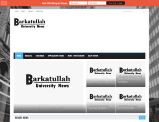 bubhopal.org.in screenshot