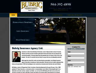 bubriginsurance.com screenshot