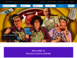 buccleuchcentre.com screenshot