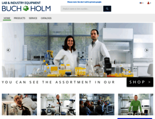 buch-holm.com screenshot