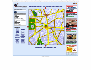 bucharest-map.com screenshot