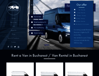 bucharest-rent-a-van.com screenshot