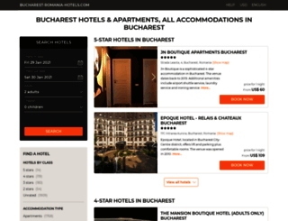 bucharest-romania-hotels.com screenshot