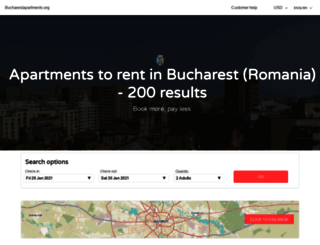 bucharestapartments.org screenshot