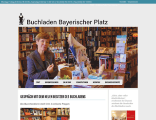 buchladen-bayerischer-platz.de screenshot