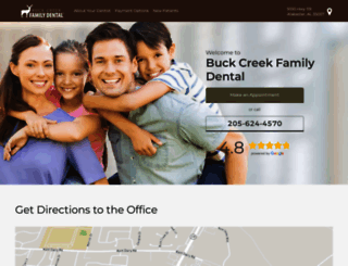 buckcreekfamilydental.com screenshot