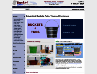 bucket-outlet.com screenshot