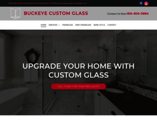buckeyecustomglass.com screenshot