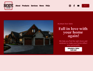 buckeyedoorsales.com screenshot