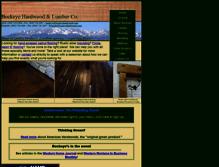 buckeyehardwoods.com screenshot
