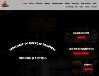 buckeyeraceway.com screenshot